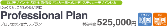 Professional Plan 税込525,000円
